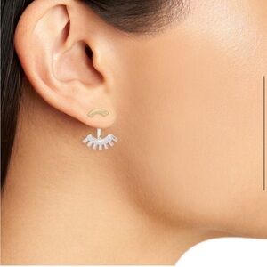 Madewell Front Back Succulent Earrings Mixed Metal
Gold Silver